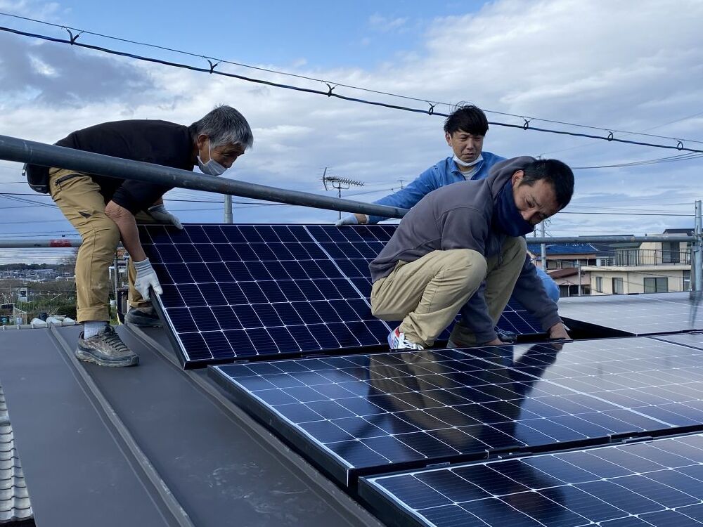 太陽光ﾊﾟﾈﾙ設置