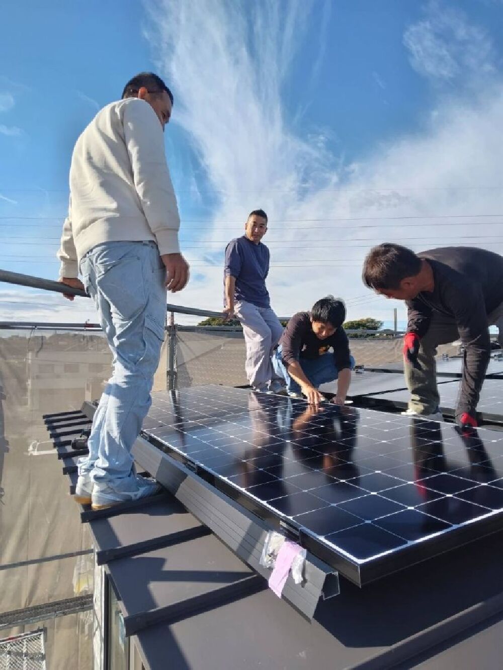 太陽光パネル設置