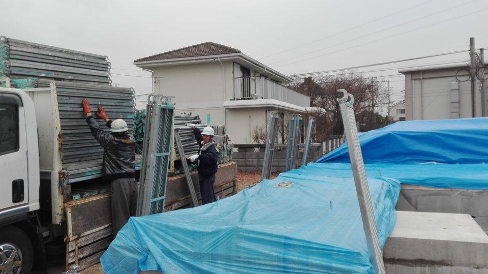 足場工事