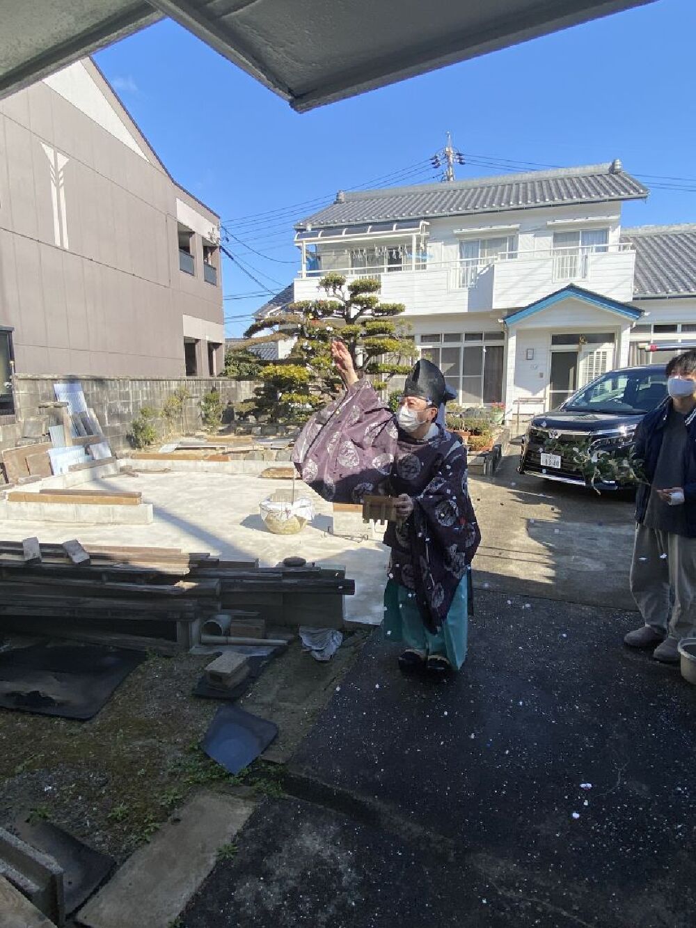 解体地鎮祭