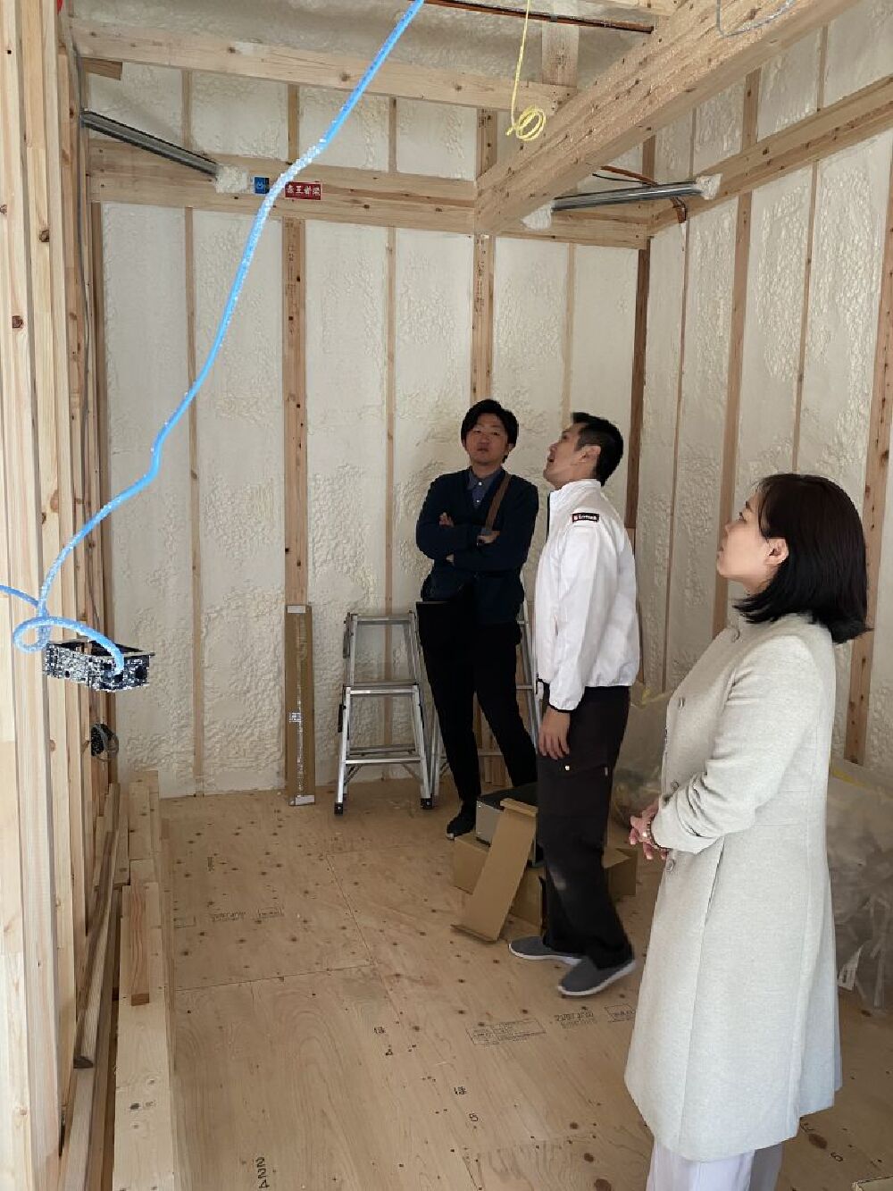 防音室、全館空調　立会い