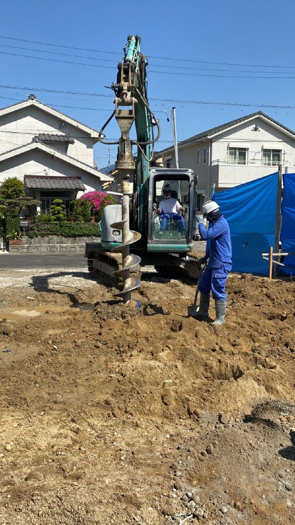 地盤補強工事